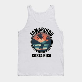 Tamarindo - Costa Rica (with Black Lettering) Tank Top